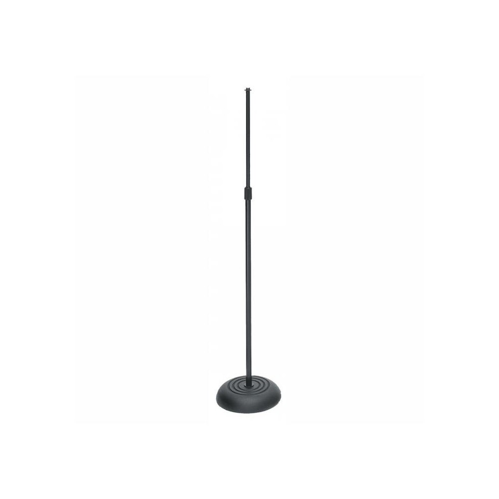 On Stage MS7201B Soporte Micro Recto Base Redonda Negro