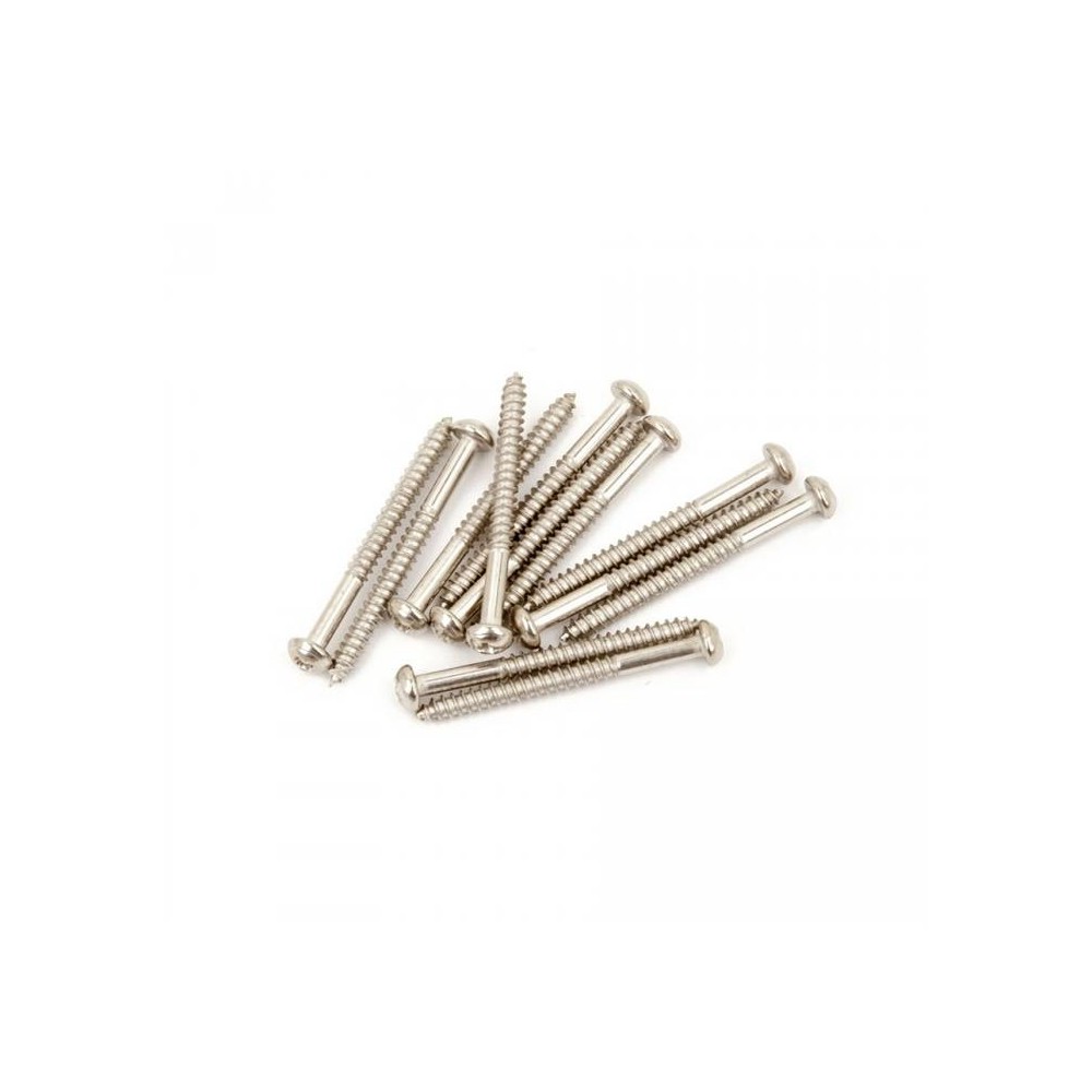 Fender Tornillos Pastilla Bajo Nickel (12 Uds)
