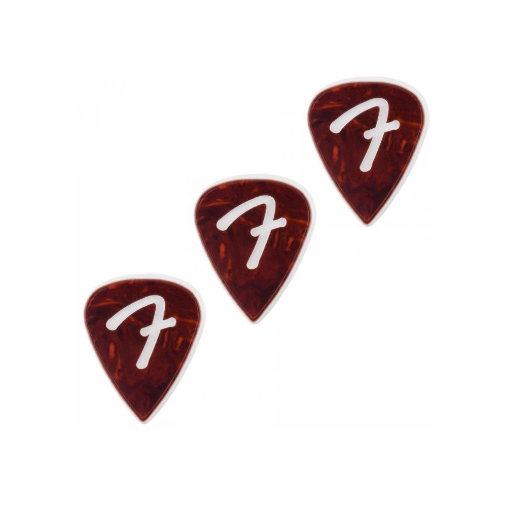 Fender 351 F Grip Shell Pack 3 Púas
