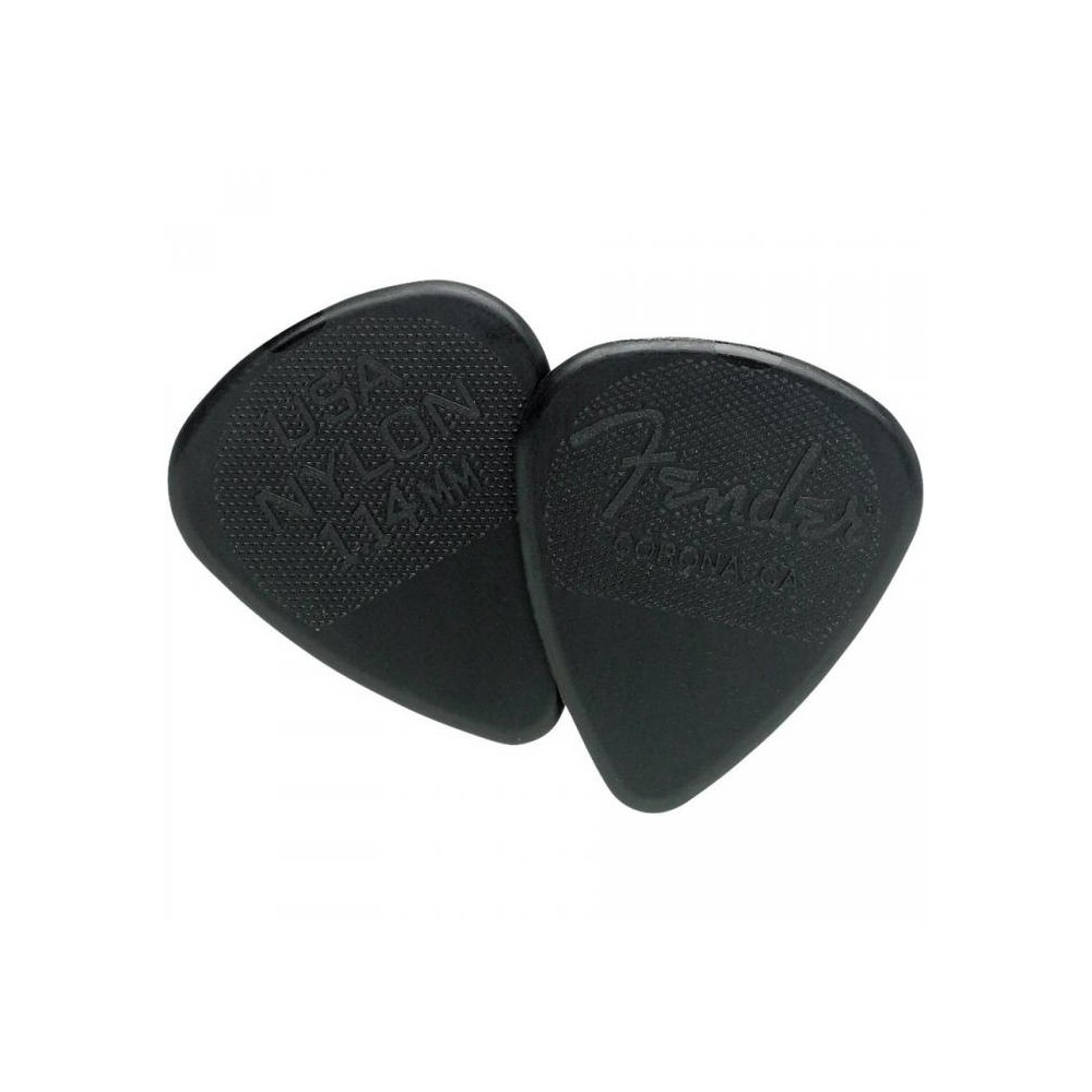Fender 351 Shape Nylon 1.14 Black (Pack 12)