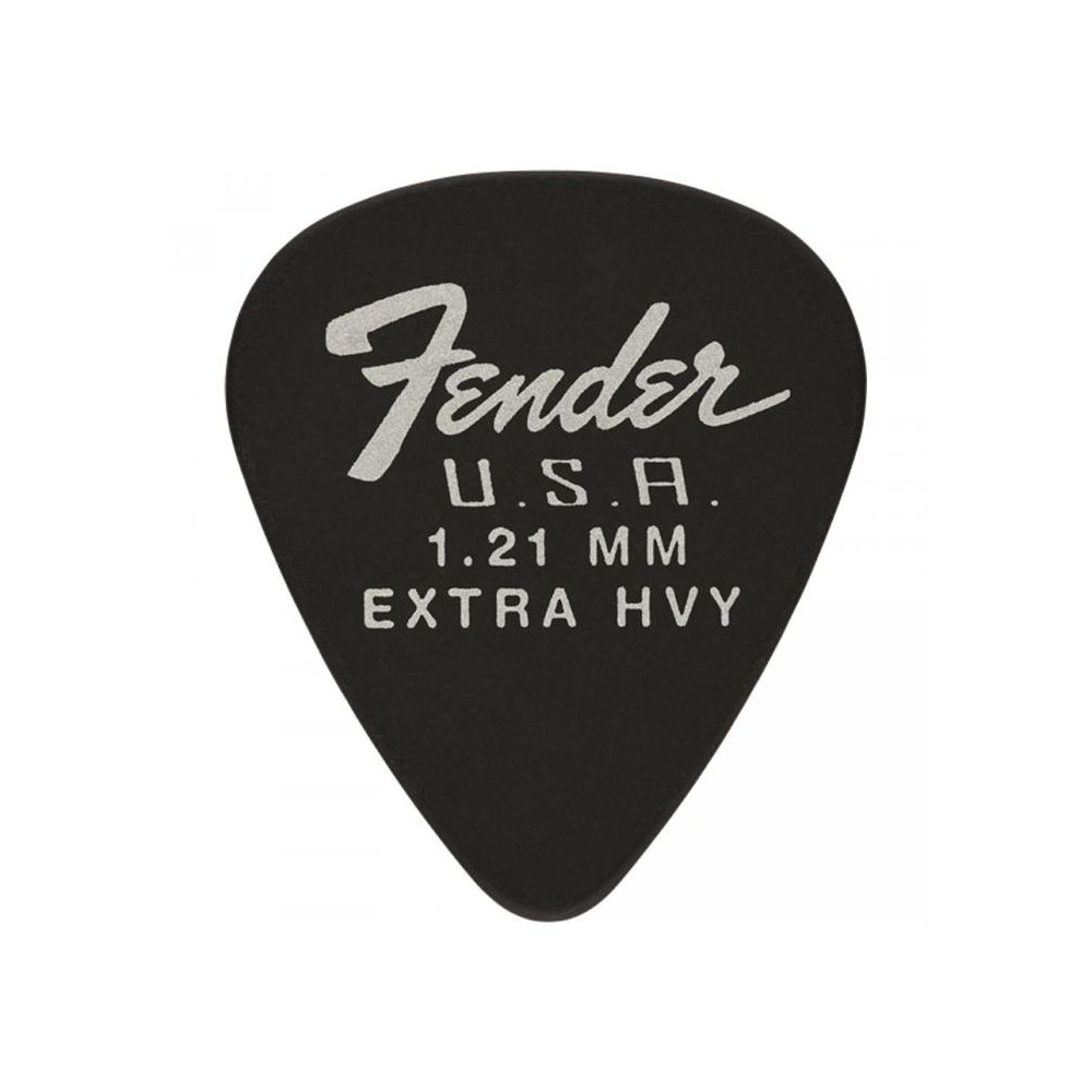 Fender 351 Shape Dura-Tone Delrin 1.21 BLK (Pack 12)