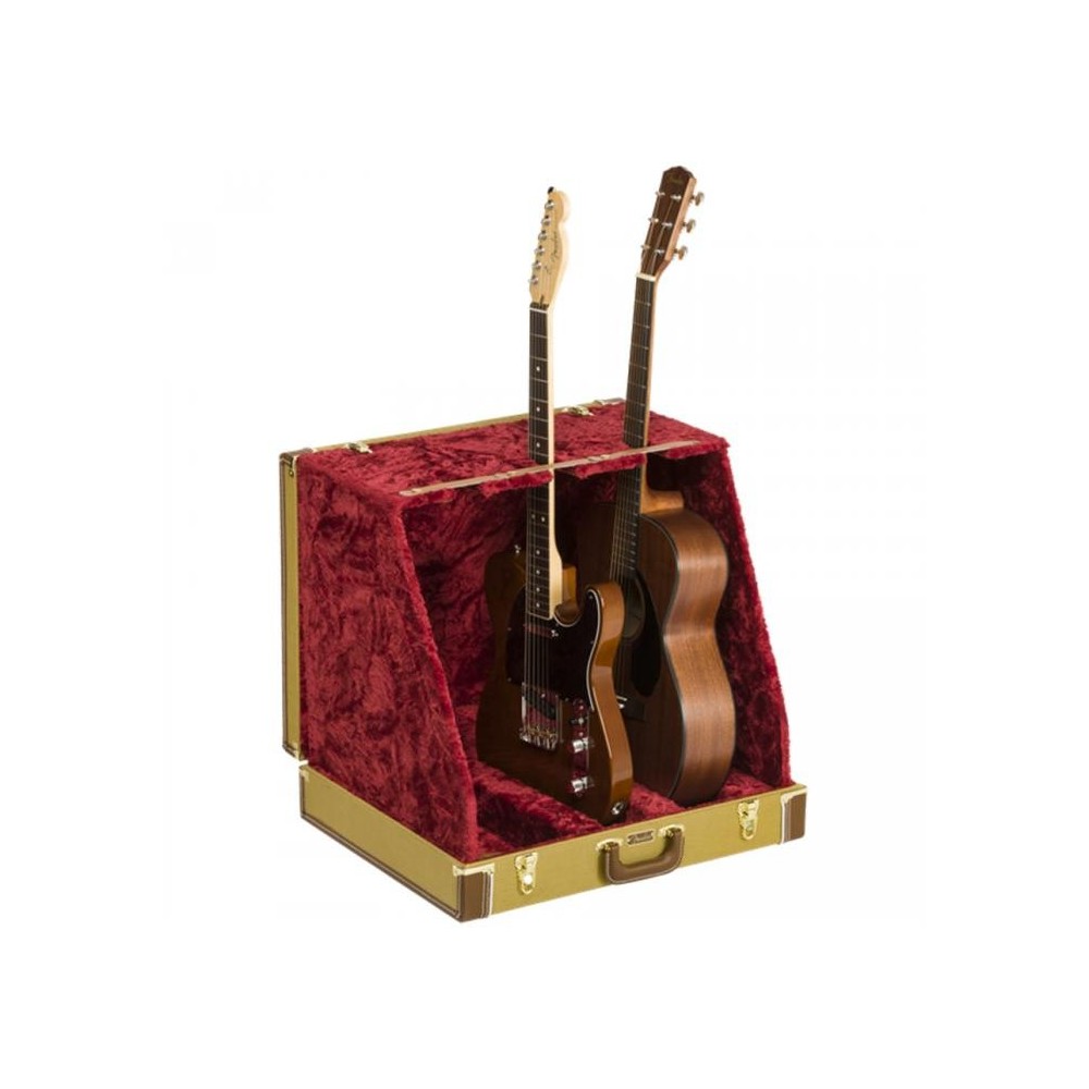 Fender Classic Series Case Stand 3 Guitar Tweed
