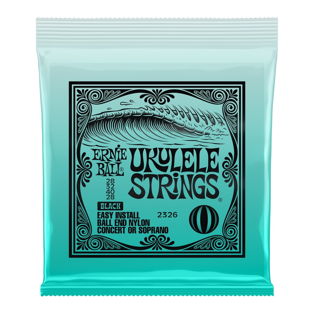 Ernie Ball 2326 Ukelele Nylon Negro