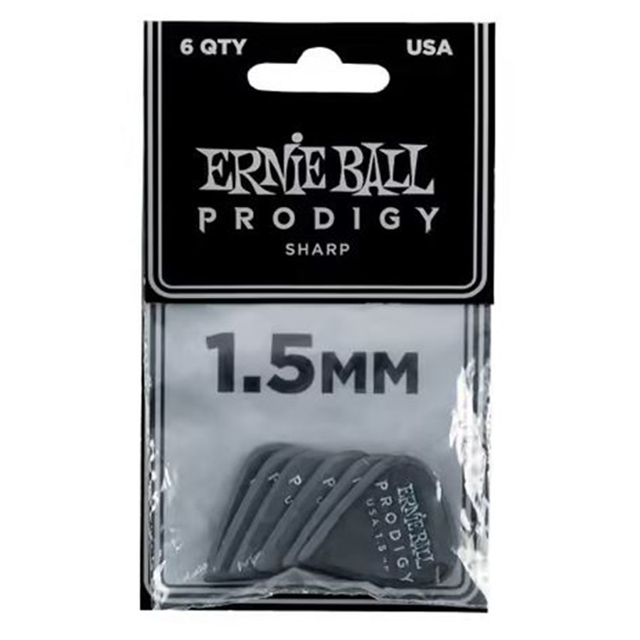 Ernie Ball 9335 Prodigy Sharp Negra 1,5mm (Pack 6)