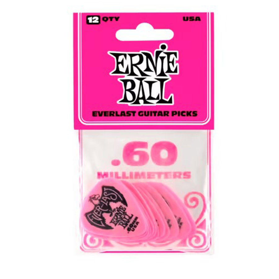 Ernie Ball 9179 Everlast Rosa 0,60mm (Pack 12)