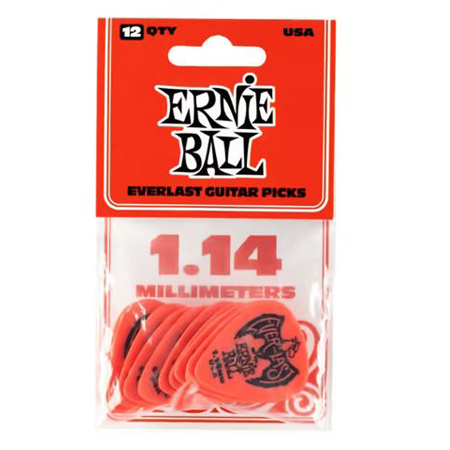 Ernie Ball 9194 Everlast Rojo 1,14mm (Pack 12)