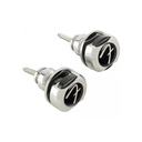 Fender Infinity Strap Locks Chrome