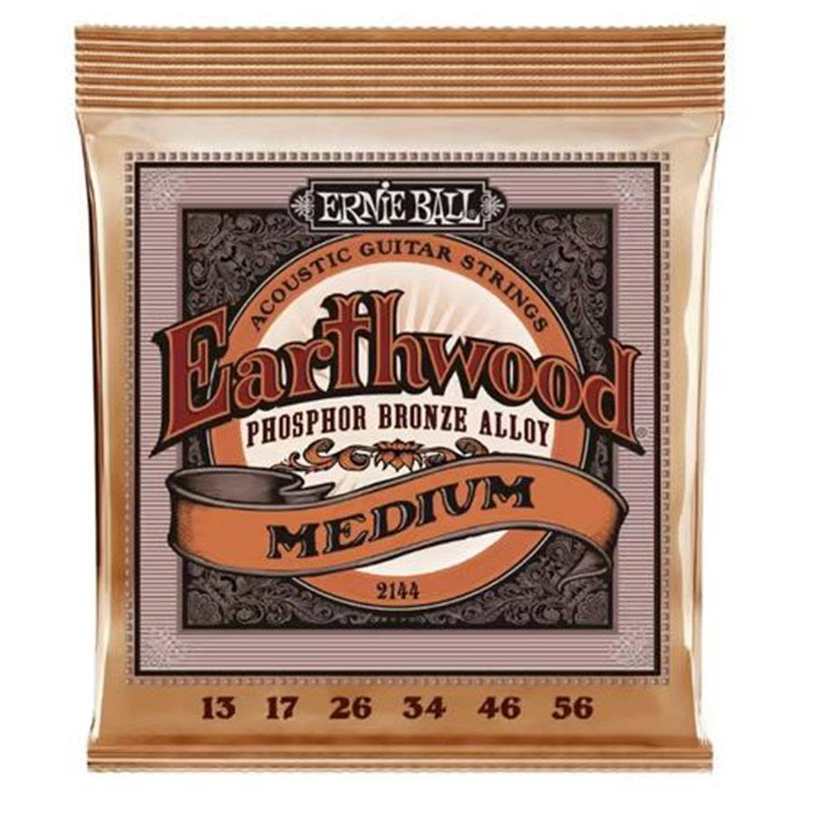 Ernie Ball 2144 Earthwood Phospor Bronze 13-56