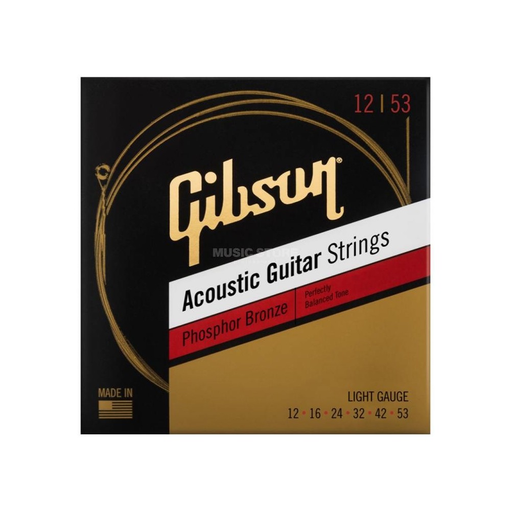 Gibson Phosphor Bronze (12-53) Light
