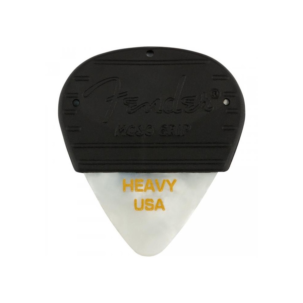 Fender Mojo Grip Celluloid White Moto Heavy (Pack 3)