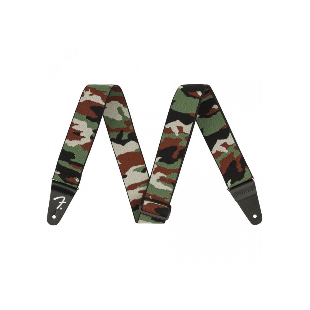 Fender WeighLess Camo Strap Woodland