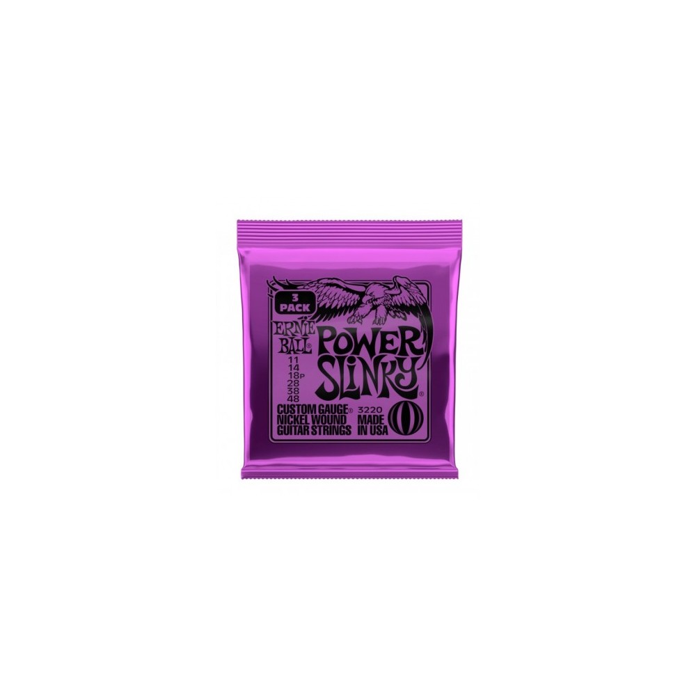 Ernie Ball 3220 Power Slinky (11-48) 3 Sets