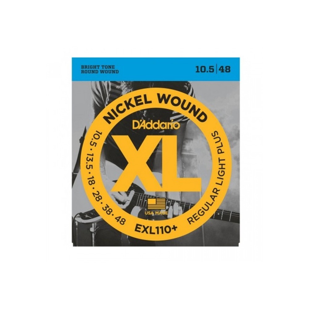 DAddario EXL110 + (10.5-48) XL Nickel Wound Light Plus