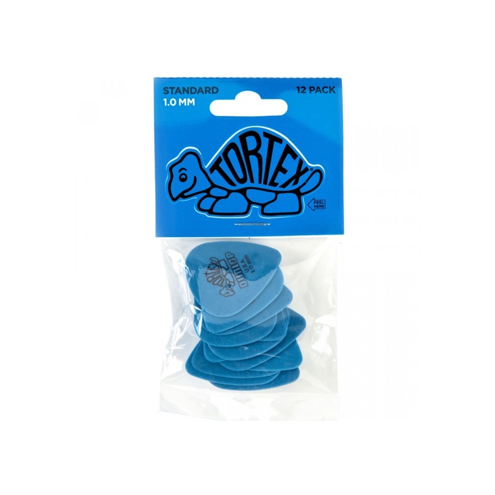 Dunlop Tortex Standard 1,00mm Azul (Pack 12)