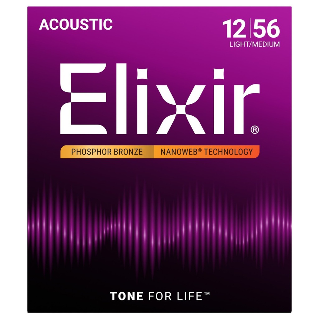 Elixir (12-56) Nanoweb 80/20 Bronze