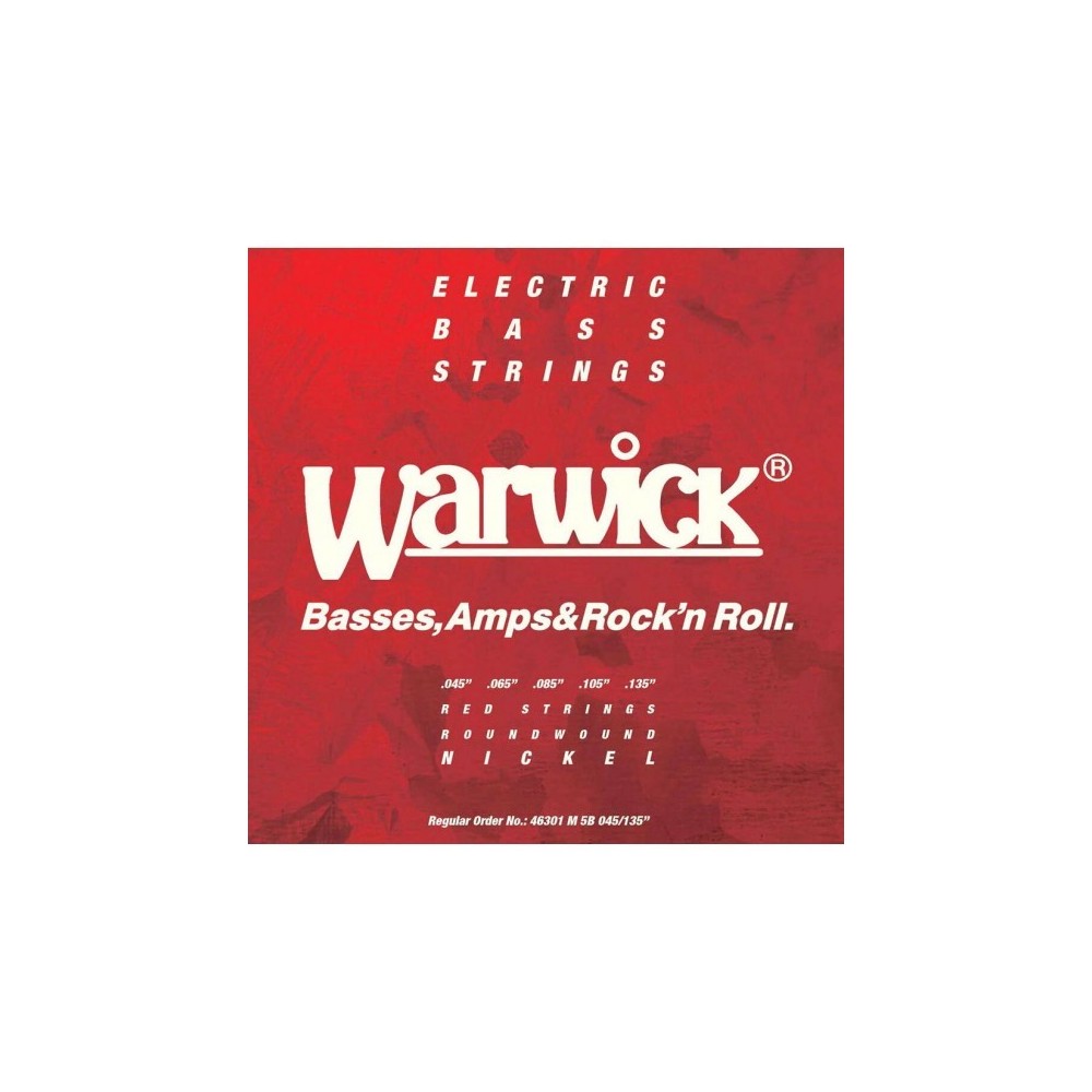 Juego Bajo Warwick Red Label (45-135) 5 Cuerdas