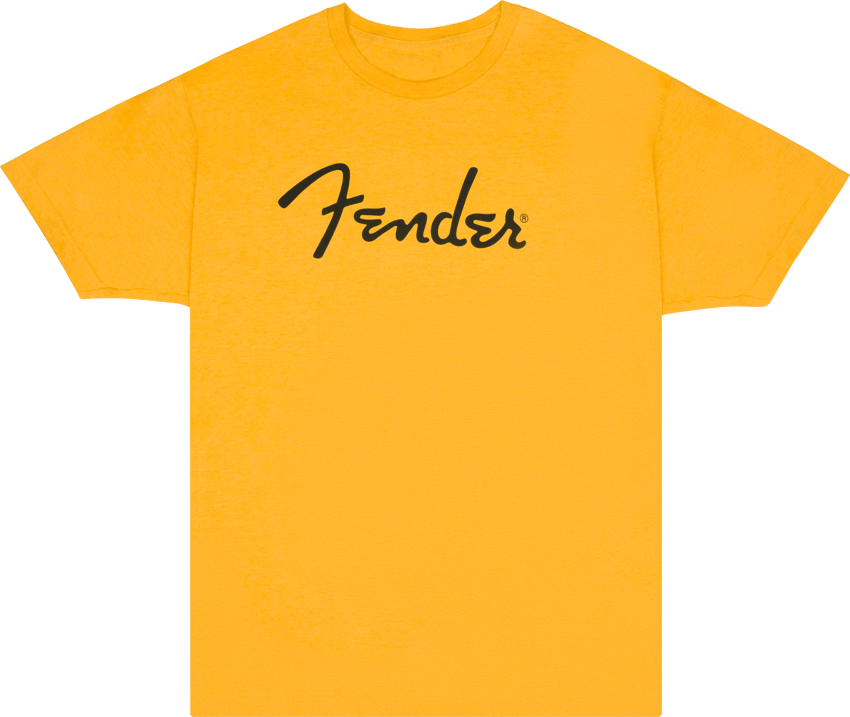 Fender Spaghetti Logo Camiseta Butter Talla M