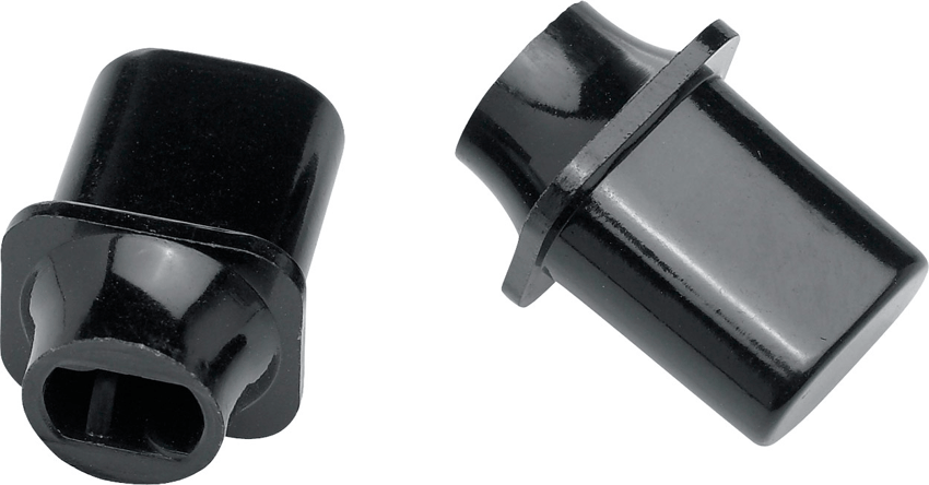 Fender Pure Vintage Telecaster Top-Hat Switch Tips Black Botones (2)