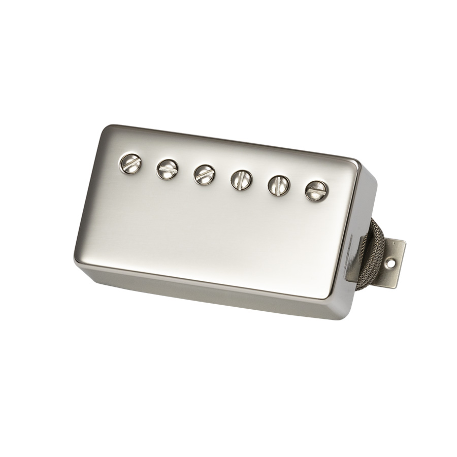 Gibson Custombucker Double Black, True Historic Nickel Cover