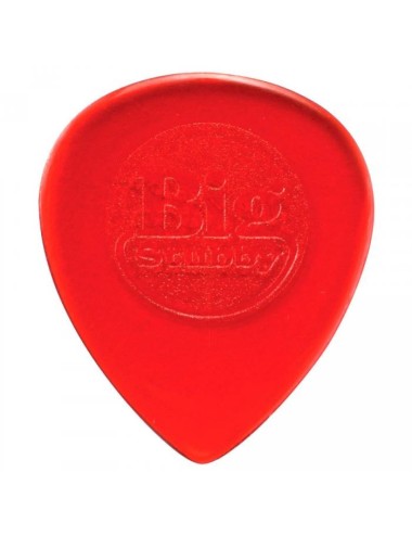 Dunlop Stubby Big Escudo 1,00mm Roja (Bolsa 24 Uds)