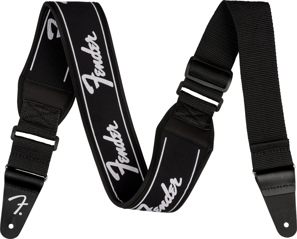 Fender Swell Neoprene Strap Running Logo 2,5&quot; Correa