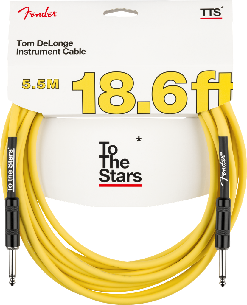 Fender Cable Tom DeLonge To The Stars Graffiti Yellow 5'5m