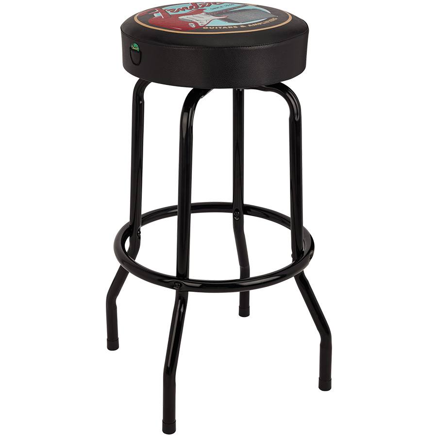 Fender Barstool Guitars &amp; Amps Pick Pouch BLK 30