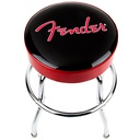 Fender Red Sparkle Logo Barstool Black/Red Sparkle 24"