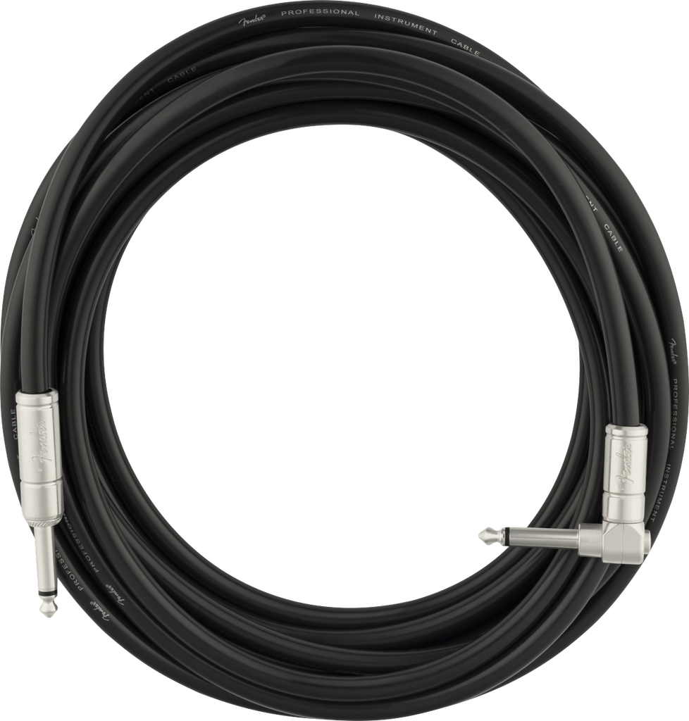 Fender Professional Kill Switch Cable Black Angulo 5,5m