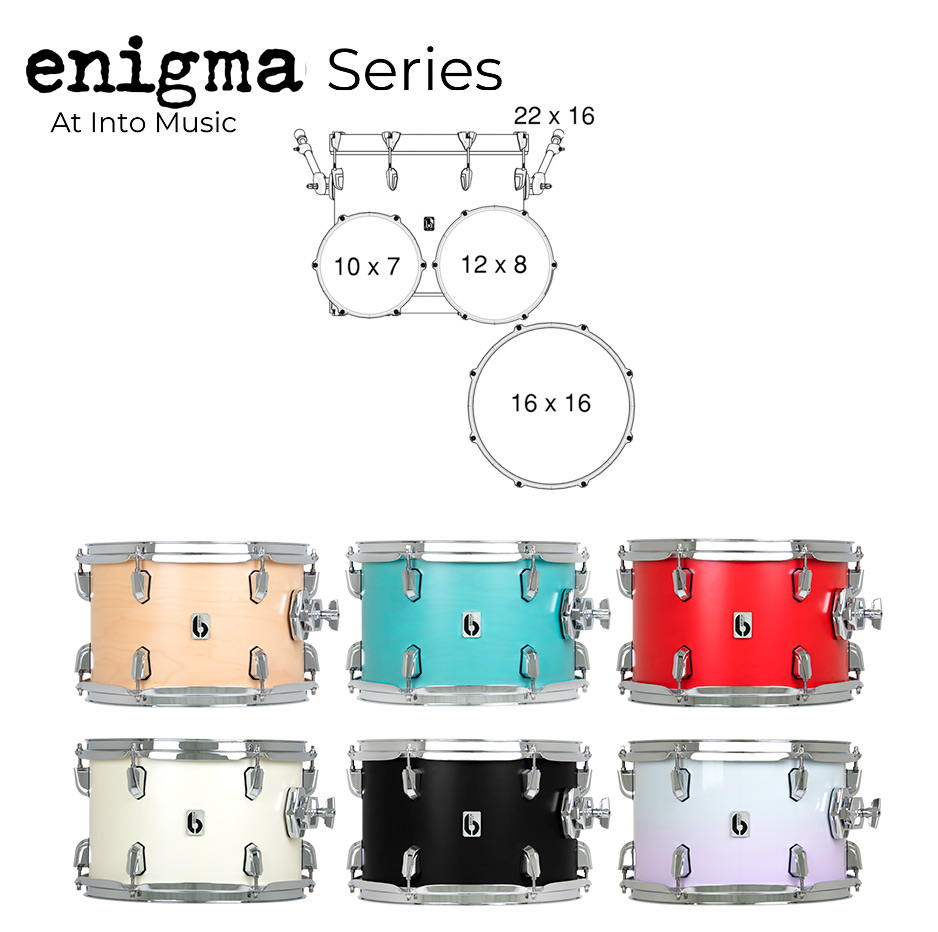 British Drum Co. Enigma Fusion Shell Kit 22" ENG-22-FS