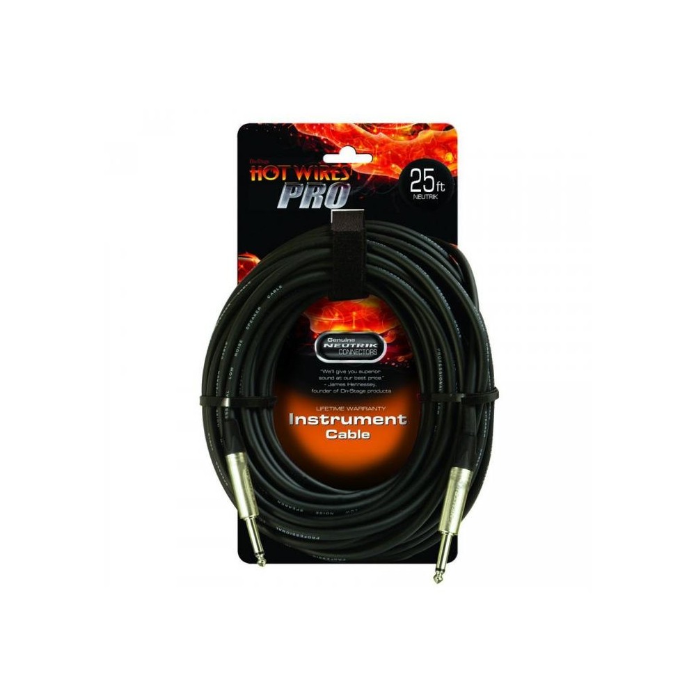 On Stage IC-25NN Cable Neutrik J/J 7,5m