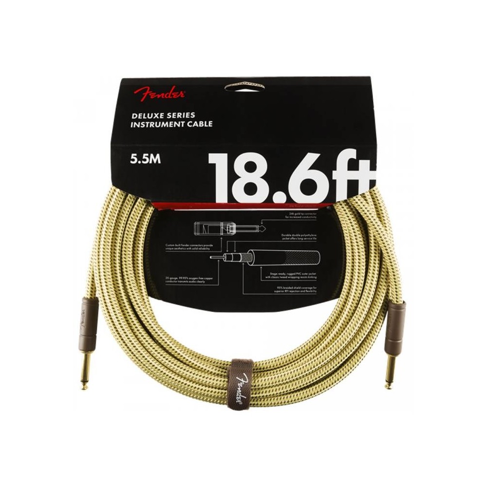 Fender Deluxe Cable Tweed 5,5m