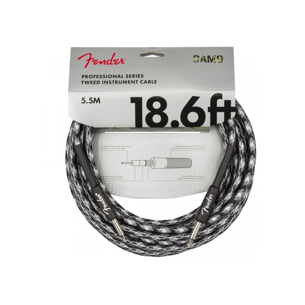 Fender Professional Cable Winter Camo 5,5m