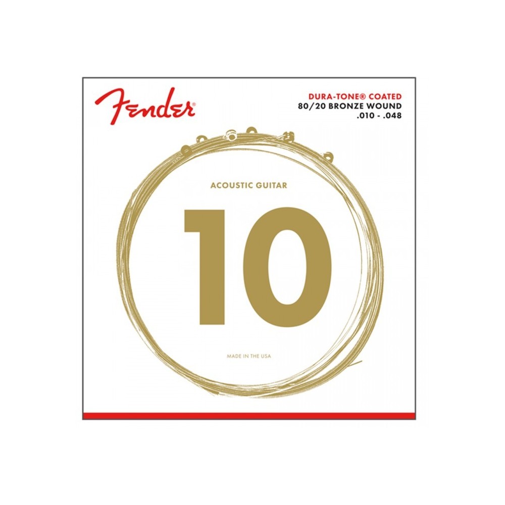 Fender 880XL Dura-Tone 80/20 Coated (10-48)