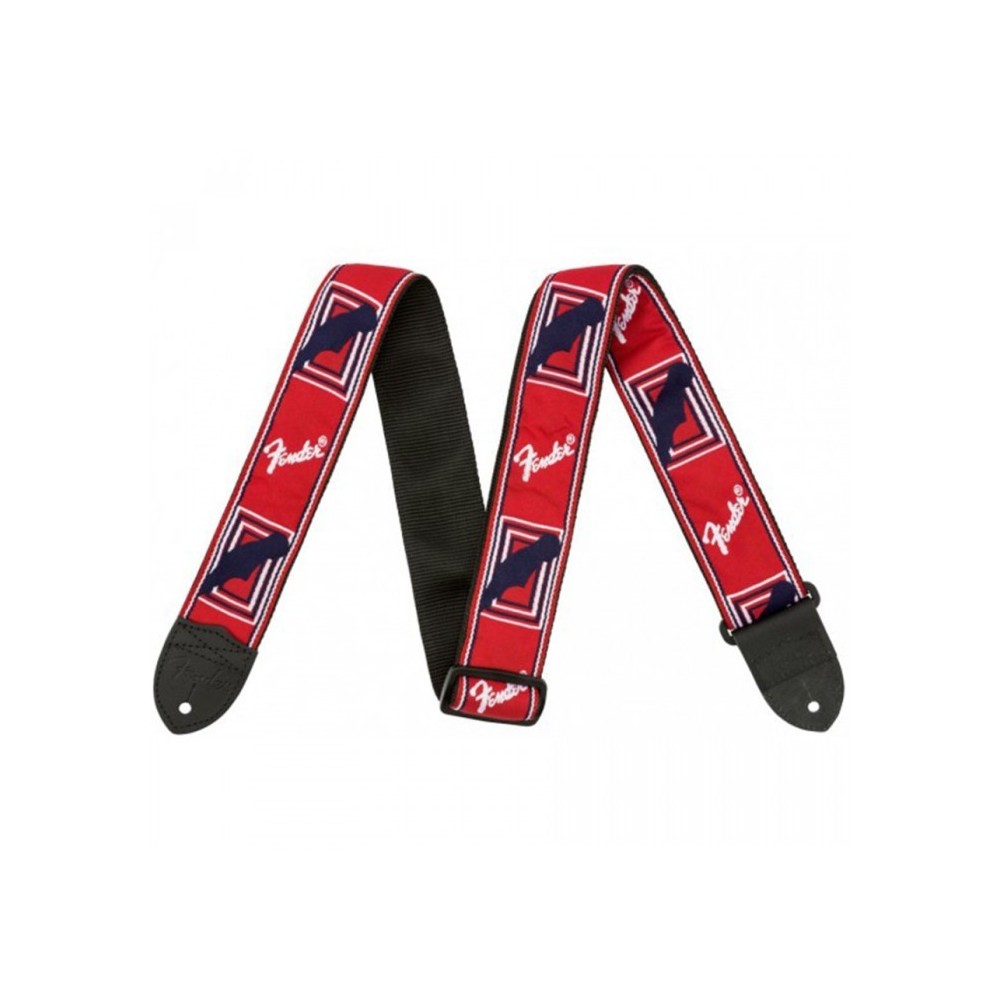 Fender Monogrammed 2 Red / White / Blue 5cm