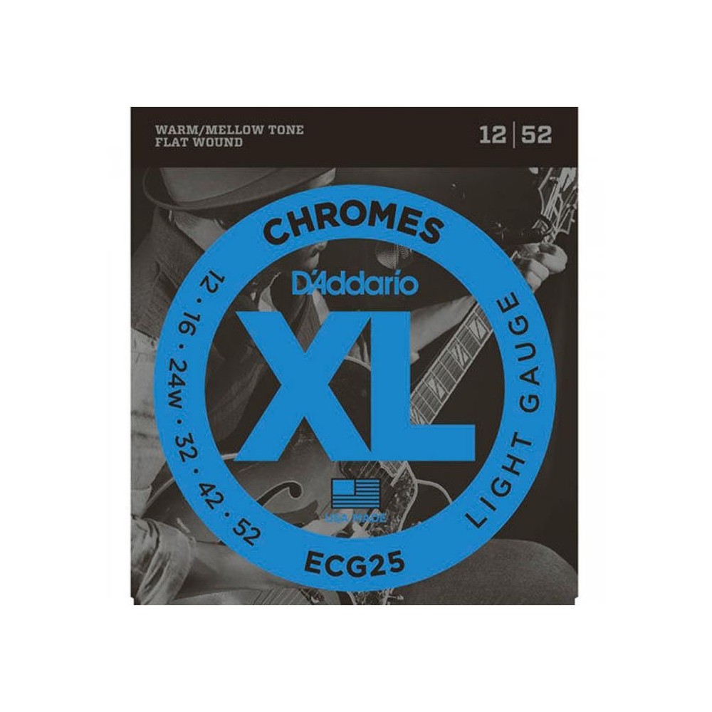 DAddario ECG25 (12-52) XL Chromes Light