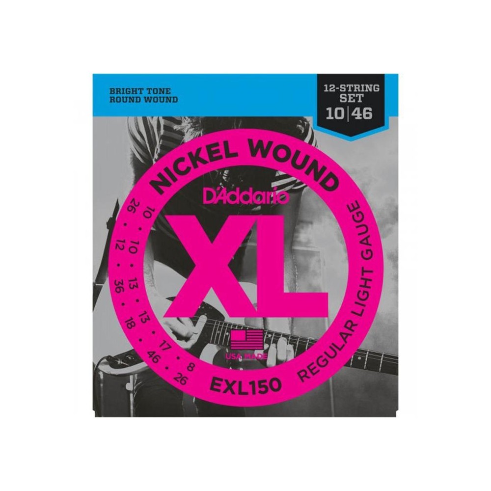 D'addario EXL150 (10-46) 12 Cuerdas