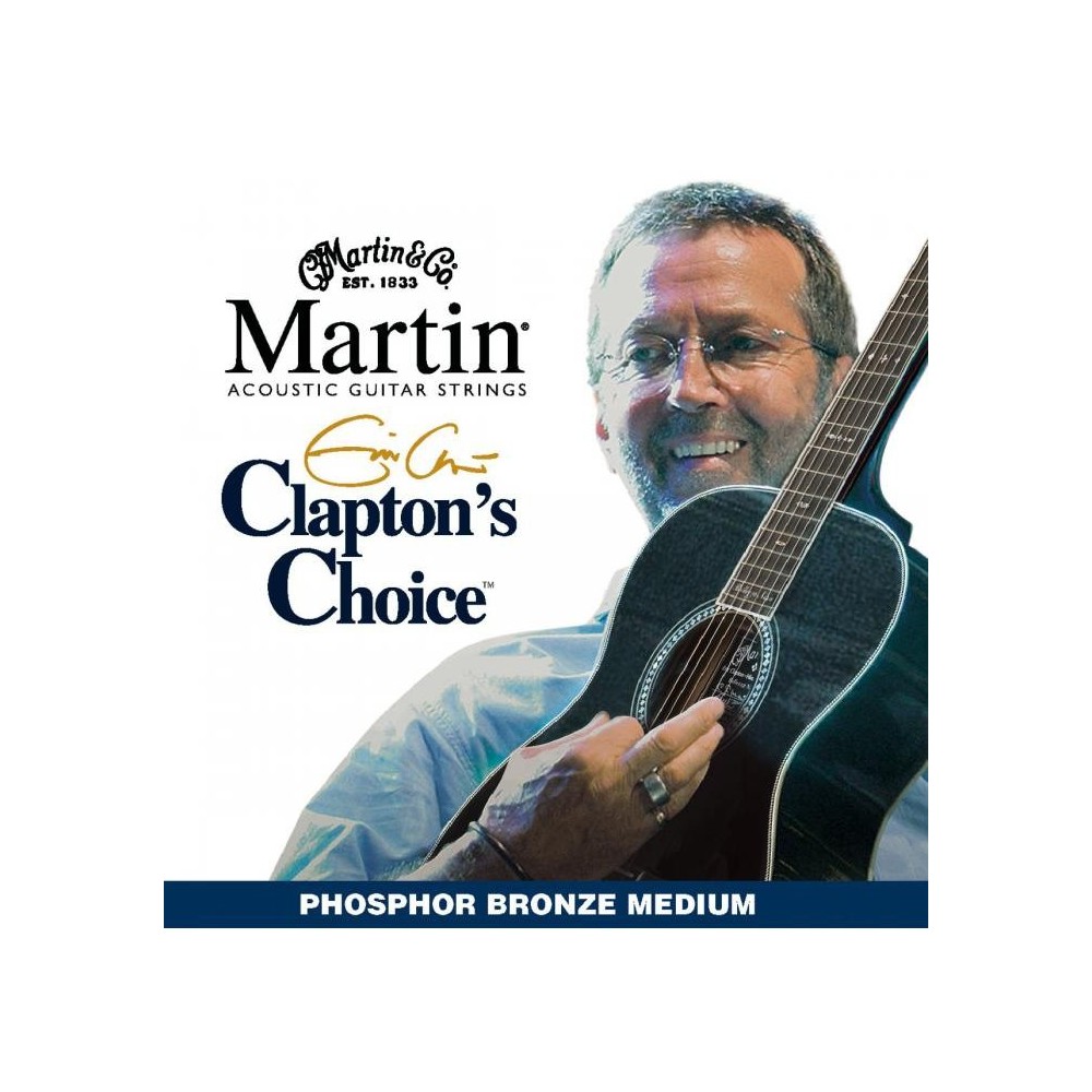 Martin Eric Clapton Phosphor Bronze Medium (13-56)