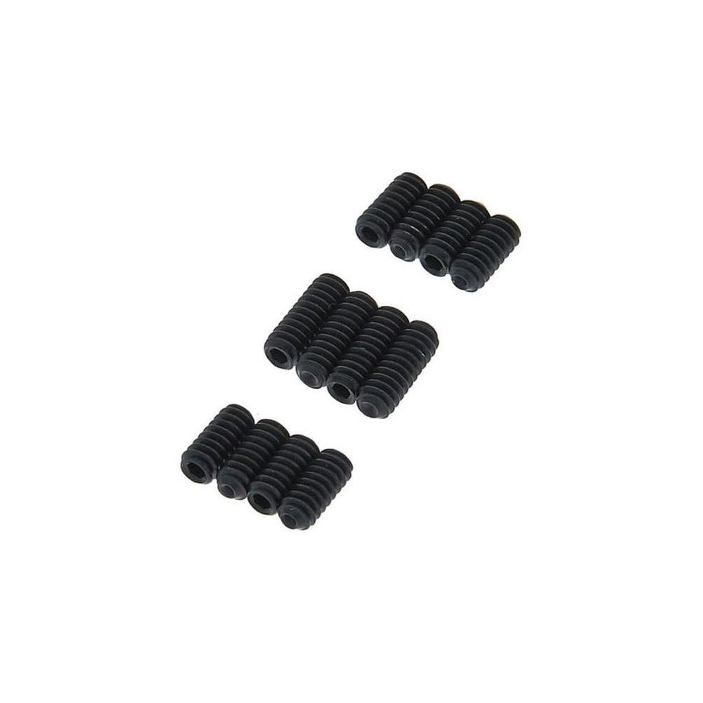 Fender Tornillos Puente Strat/Tele Black (12 Uds)