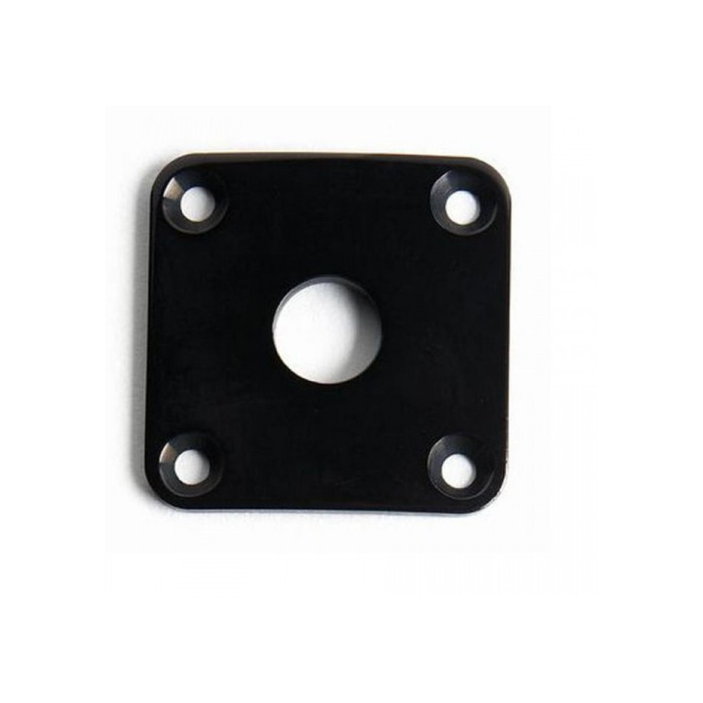 Placa jack  Hembra Black metálica AP-0633-003