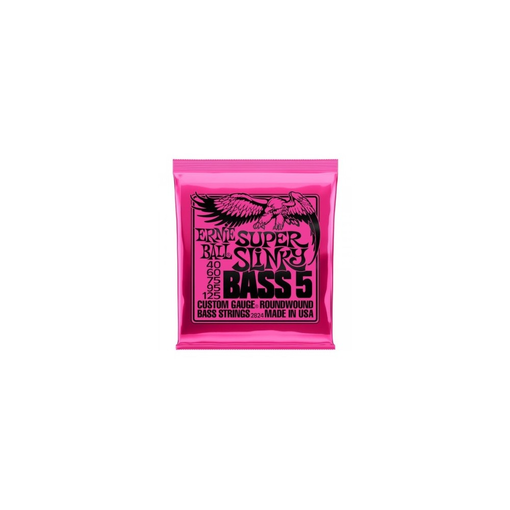 Ernie Ball 2824 Super Slinky (40-125) 5 Cuerdas