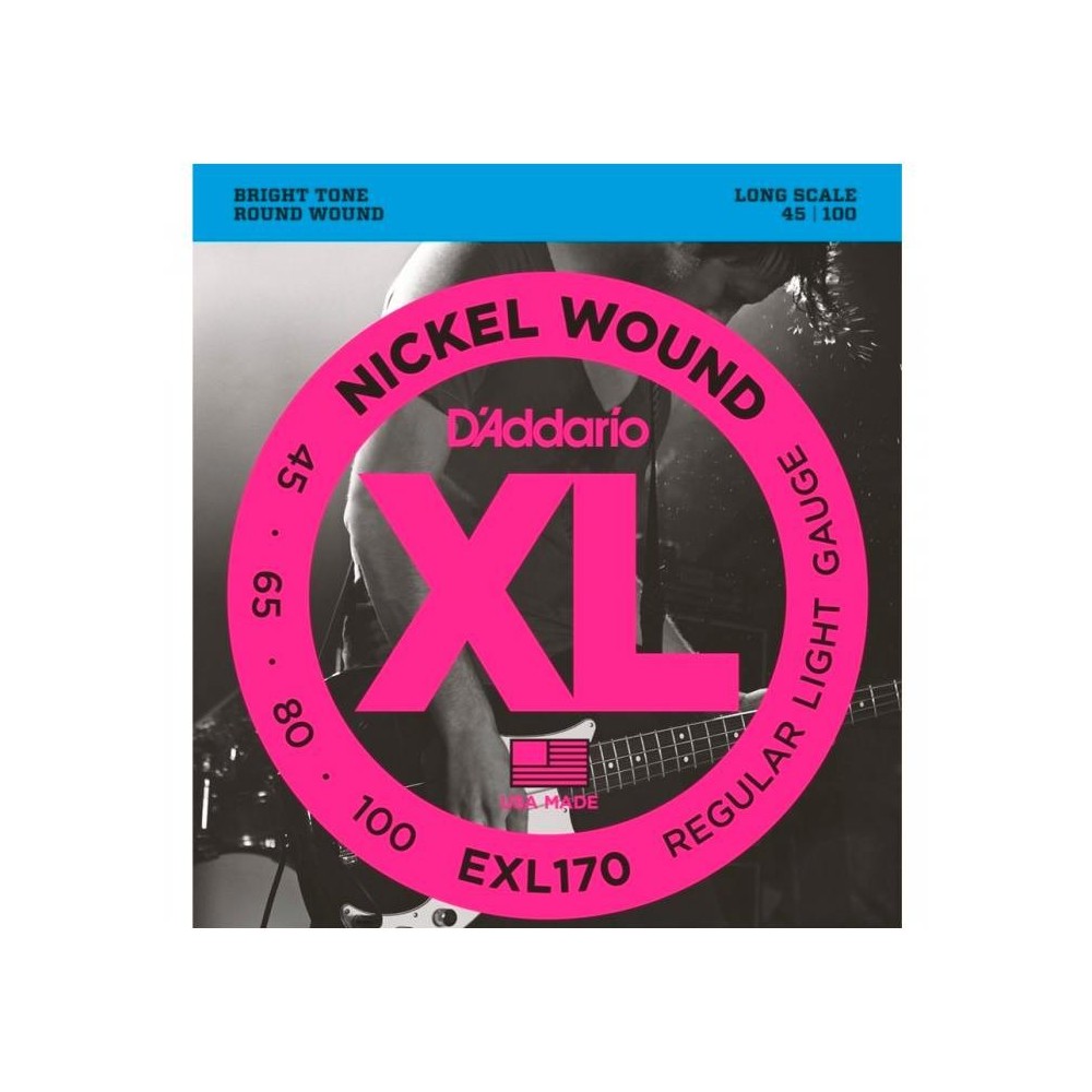 DAddario EXL170 (45-100) XL Nickel Wound Light