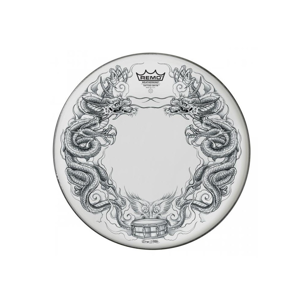 Remo Tattoo Suede Skyndeep 14 Dragon Skyn TT-0814-AX-T06