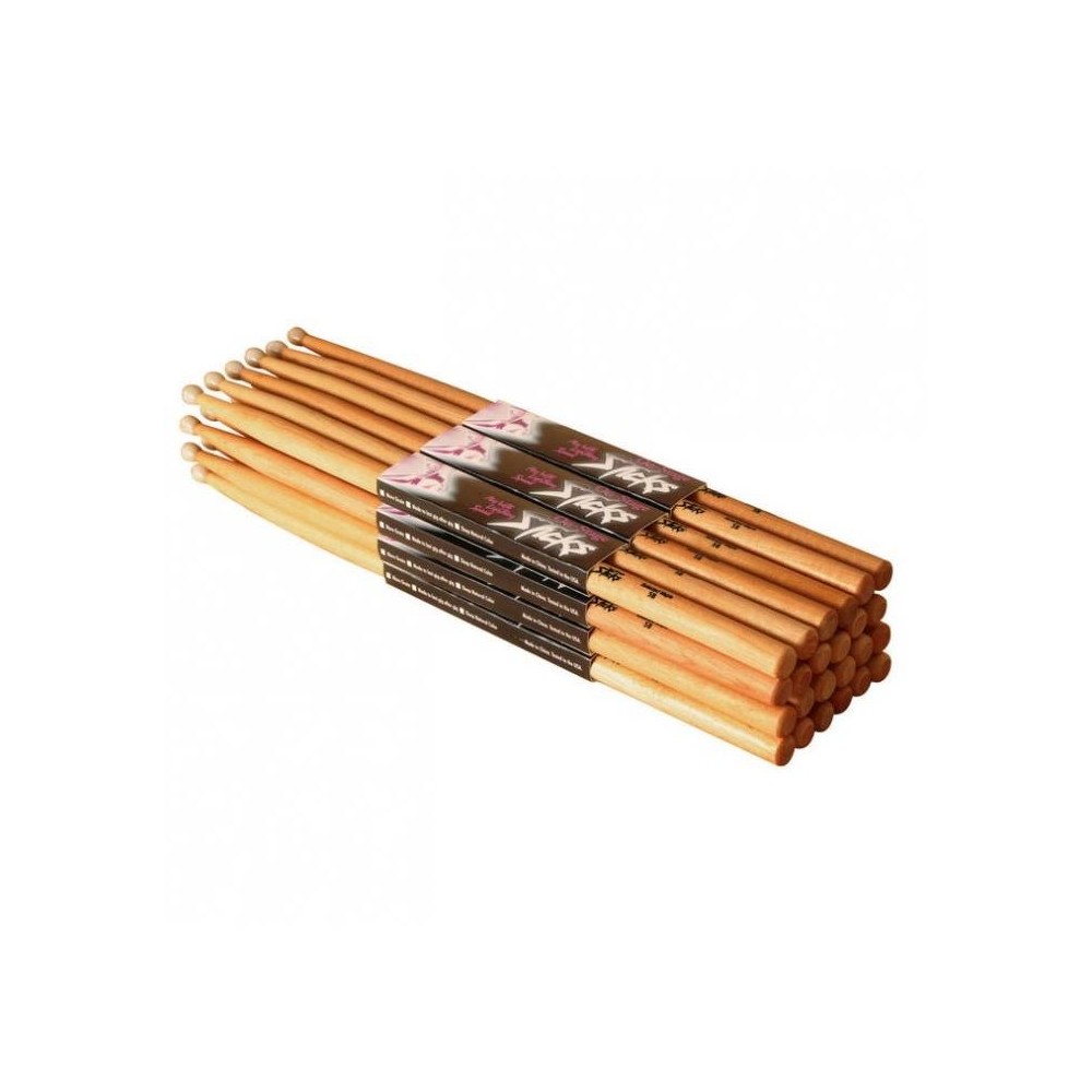 On Stage AHN5B American Hickory Nylon 12 pares Baquetas