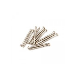 [TORNBAJFEN003] Fender Tornillos Pastilla Bajo Nickel (12 Uds)