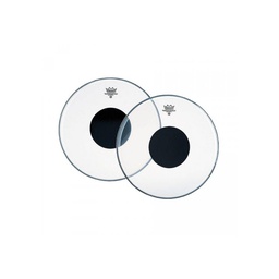 [PARCBATREM301] Remo Controlled Sound Clear Black Dot 08 CS-0308-10