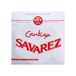 [CUERCLASAV067] Savarez Cantiga Roja 516R 6ª Clásica MT