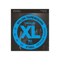 [JUEGBAJDAD052] DAddario ETB92 (50-105) XL Nylon Tapewound Medium