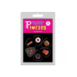 [PUASGUIPRI115] Perri's LP-SP01 I Love Food pack 6 púas