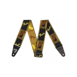 [CORRGUIFEN105] Fender WeighLess Mono Strap B/Y/B